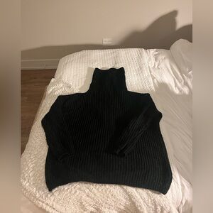 Edikted black oversized turtleneck sweater